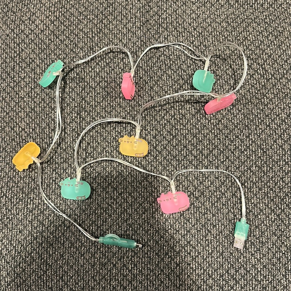 Pusheen light up charger